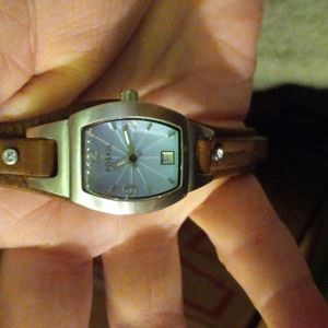 Women's brown leather Fossil watch EXCELLENT condition